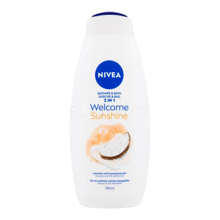 Nivea Welcome Sunshine Shower &amp; Bath 2 IN 1 Sprchový gel pro ženy 750 ml