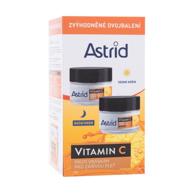 Astrid Vitamin C Duo Set Dárková kazeta denní pleťový krém Vitamin C Day Cream 50 ml + noční pleťový krém Vitamin C Night Cream 50 ml