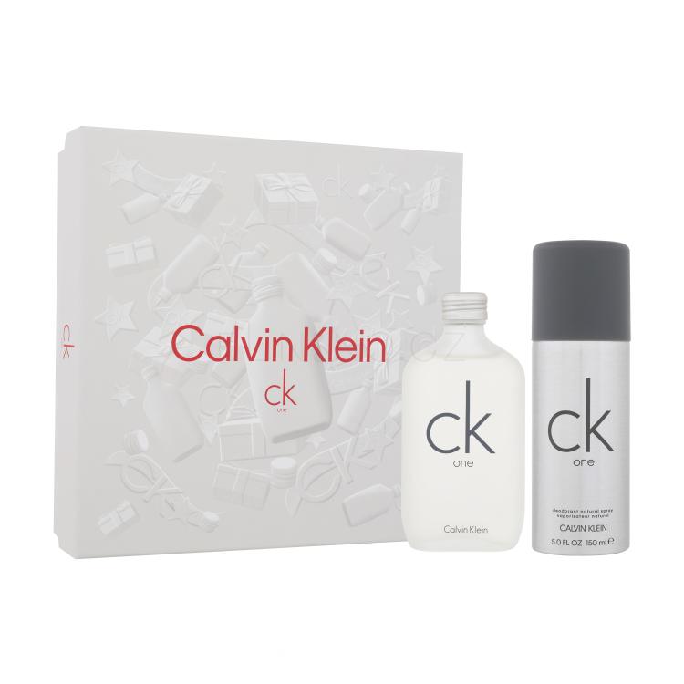Calvin Klein CK One Dárková kazeta toaletní voda 100 ml + deodorant 150 ml