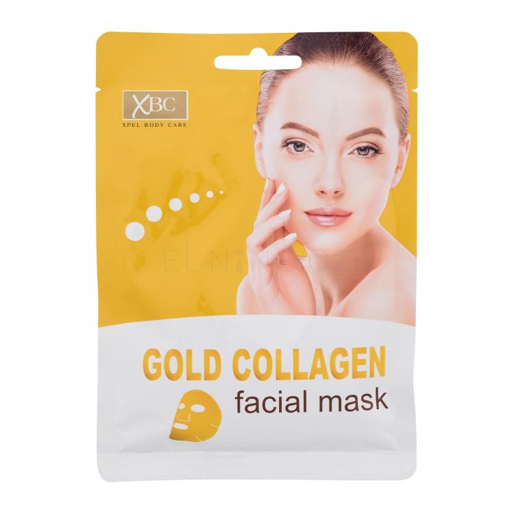 Xpel Gold Collagen Facial Mask Pleťová maska pro ženy 1 ks
