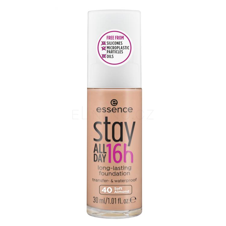 Essence Stay All Day 16h Make-up pro ženy 30 ml Odstín 40 Soft Almond