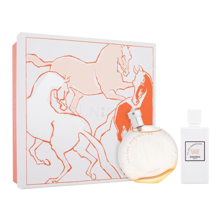Hermes Eau Des Merveilles Dárková kazeta toaletní voda 100 ml + tělové mléko 80 ml