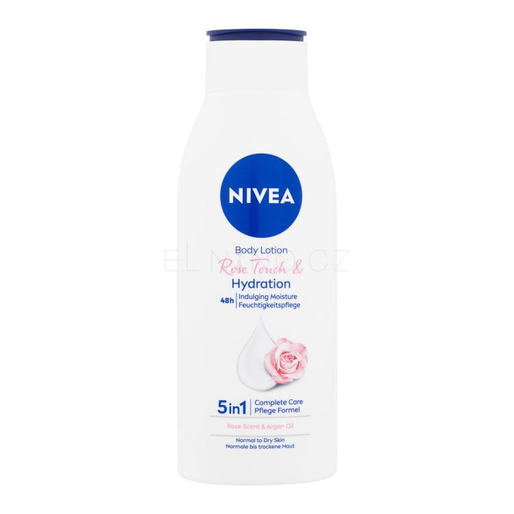 Nivea Rose Touch &amp; Hydration Body Lotion Tělové mléko pro ženy 400 ml