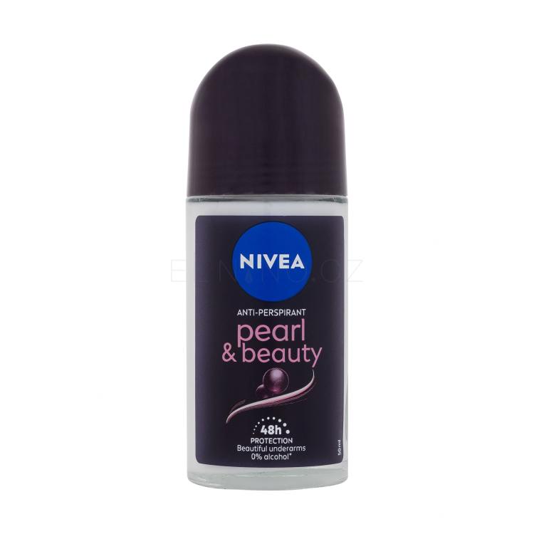 Nivea Pearl &amp; Beauty Black 48H Antiperspirant pro ženy 50 ml