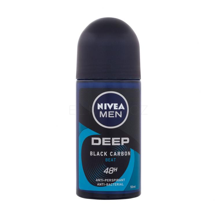 Nivea Men Deep Black Carbon Beat 48H Antiperspirant pro muže 50 ml