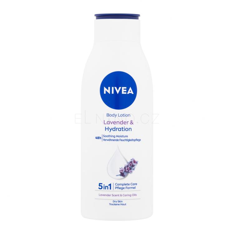 Nivea Lavender &amp; Hydration Body Lotion Tělové mléko pro ženy 400 ml