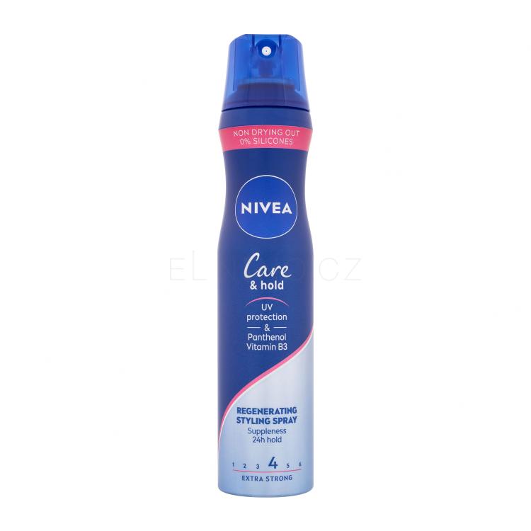 Nivea Care &amp; Hold Regenerating Styling Spray Lak na vlasy pro ženy 250 ml