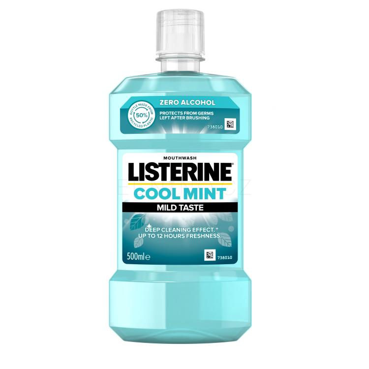 Listerine Cool Mint Mild Taste Mouthwash Ústní voda 500 ml