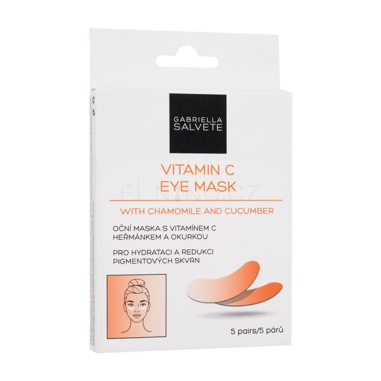 Gabriella Salvete Vitamin C Eye Mask Maska na oči pro ženy 5 ks
