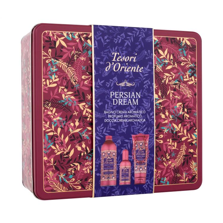 Tesori d´Oriente Persian Dream Dárková kazeta parfémovaná voda 100 ml + sprchový krém 250 ml + pěna do koupele 500 ml + plechová krabička