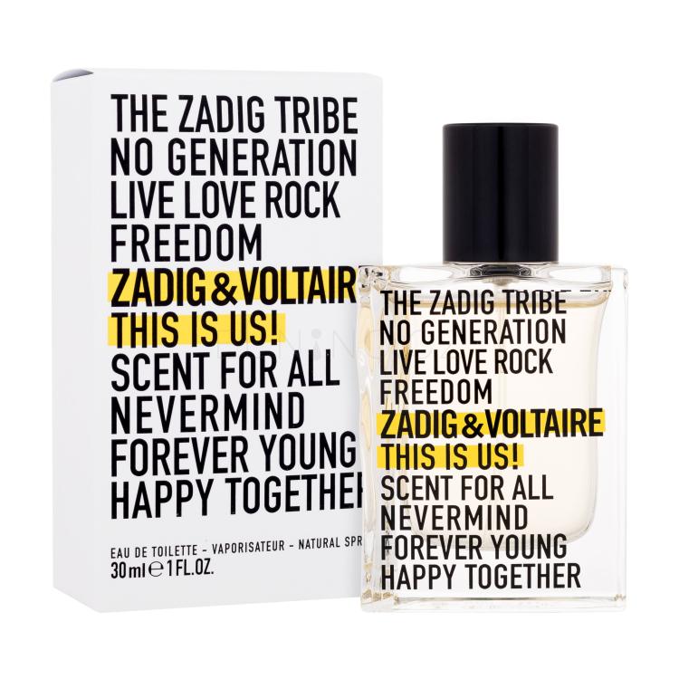 Zadig &amp; Voltaire This Is Us! Toaletní voda 30 ml