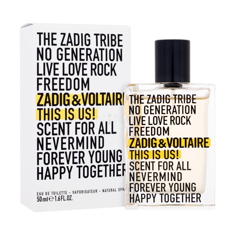Zadig &amp; Voltaire This Is Us! Toaletní voda 50 ml