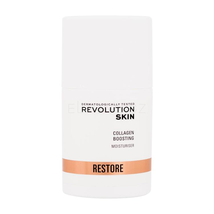 Revolution Skincare Restore Collagen Boosting Moisturiser Denní pleťový krém pro ženy 50 ml