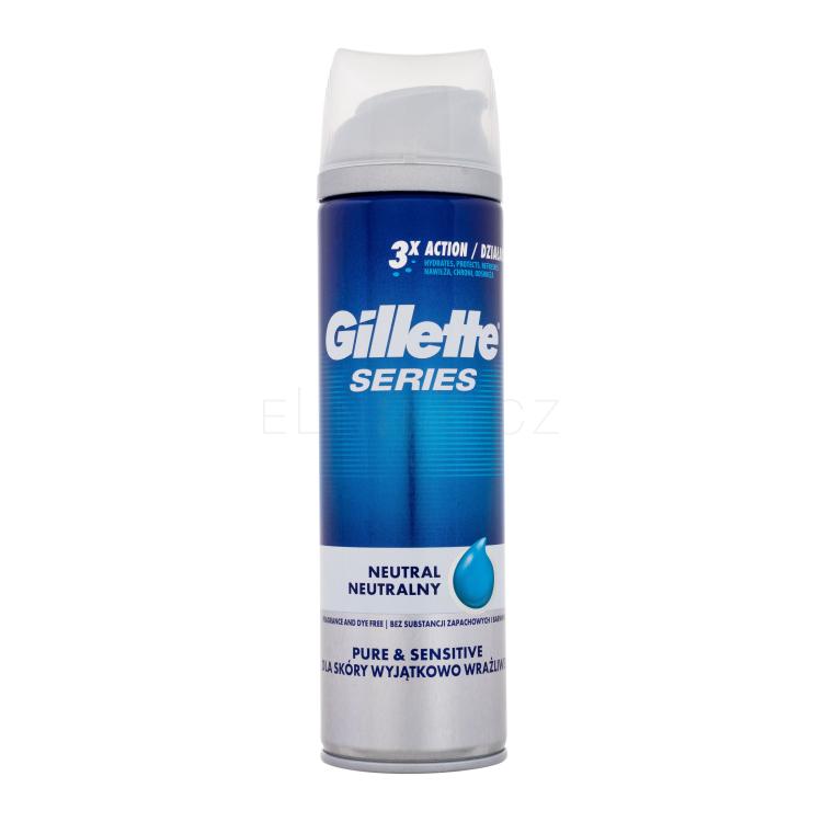 Gillette Series Pure &amp; Sensitive Gel na holení pro muže 200 ml