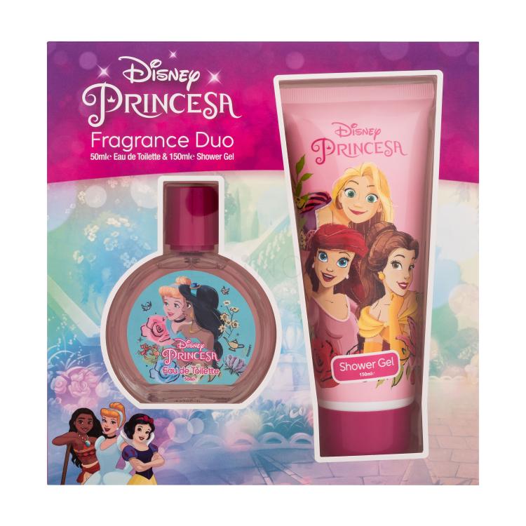 Disney Princess Princess Dárková kazeta pro děti toaletní voda 50ml + sprchový gel 150 ml