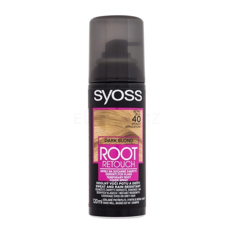 Syoss Root Retoucher Temporary Root Cover Spray Barva na vlasy pro ženy 120 ml Odstín Dark Blond