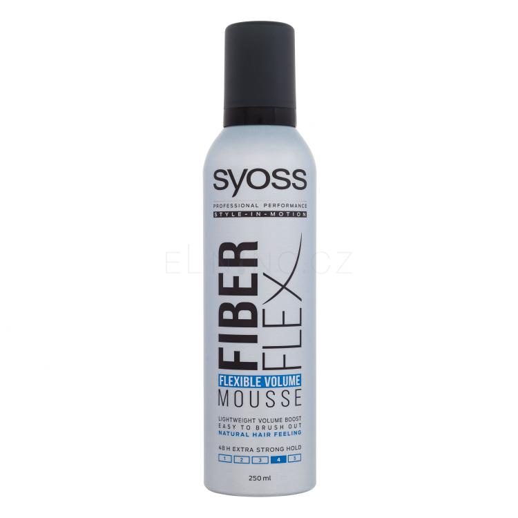 Syoss Fiber Flex Flexible Volume Mousse Tužidlo na vlasy pro ženy 250 ...