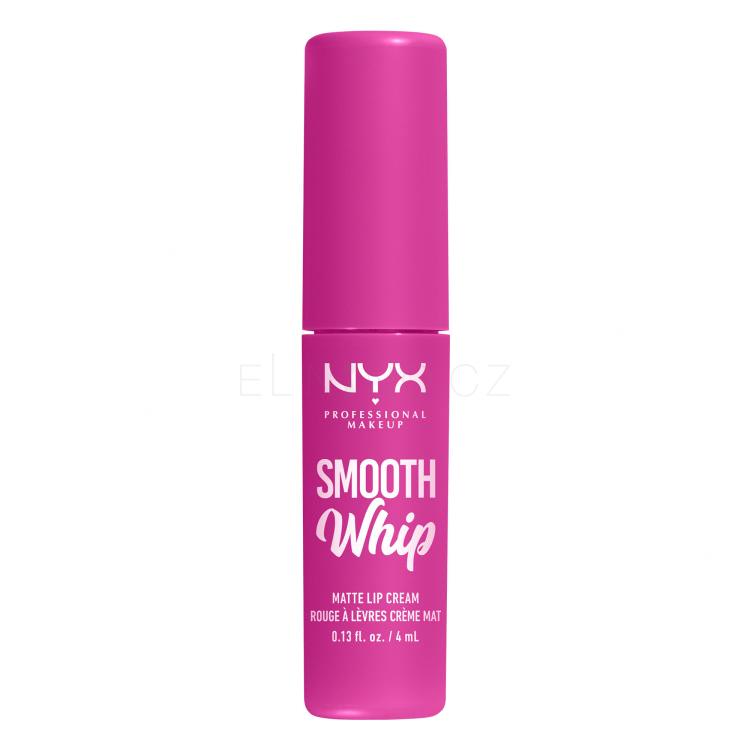 NYX Professional Makeup Smooth Whip Matte Lip Cream Rtěnka pro ženy 4 ml Odstín 20 Pom Pom