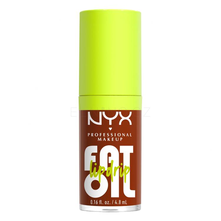 NYX Professional Makeup Fat Oil Lip Drip Olej na rty pro ženy 4,8 ml Odstín 07 Scrollin