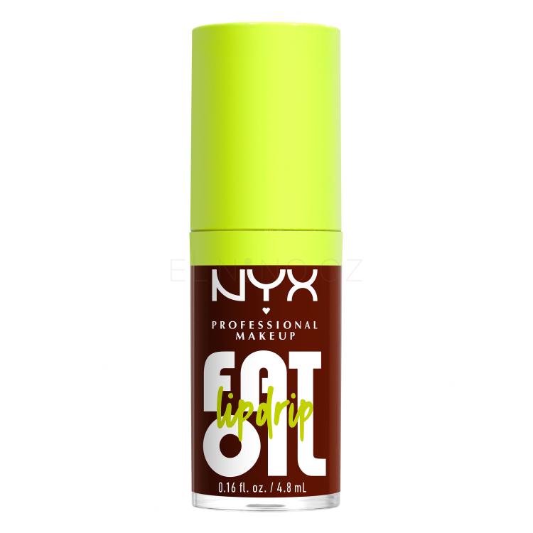 NYX Professional Makeup Fat Oil Lip Drip Olej na rty pro ženy 4,8 ml Odstín 08 Status Update