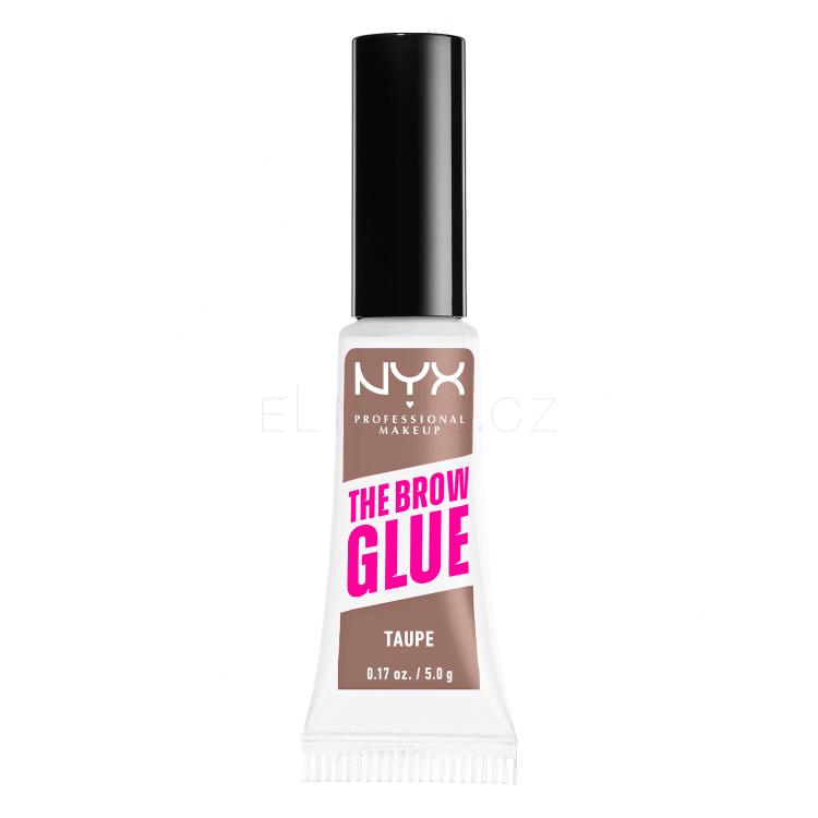 NYX Professional Makeup The Brow Glue Instant Brow Styler Gel a pomáda na obočí pro ženy 5 g Odstín 02 Taupe