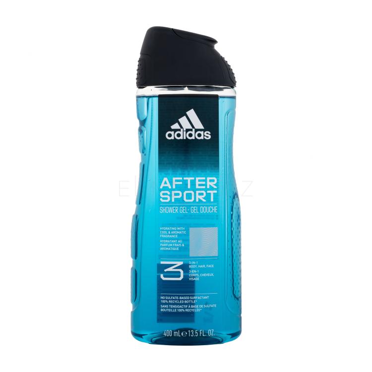 Adidas After Sport Shower Gel 3-In-1 Sprchový gel pro muže 400 ml