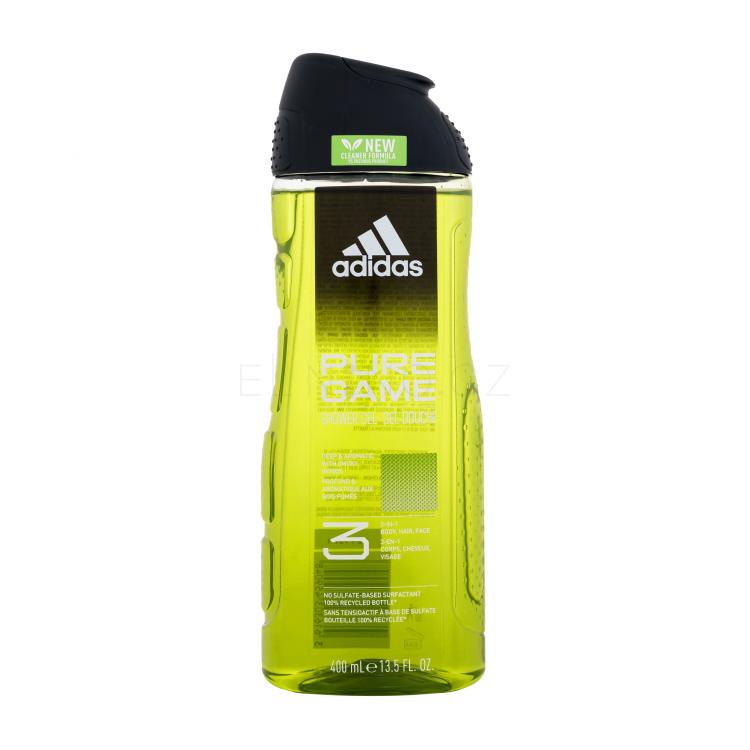 Adidas Pure Game Shower Gel 3-In-1 New Cleaner Formula Sprchový gel pro muže 400 ml