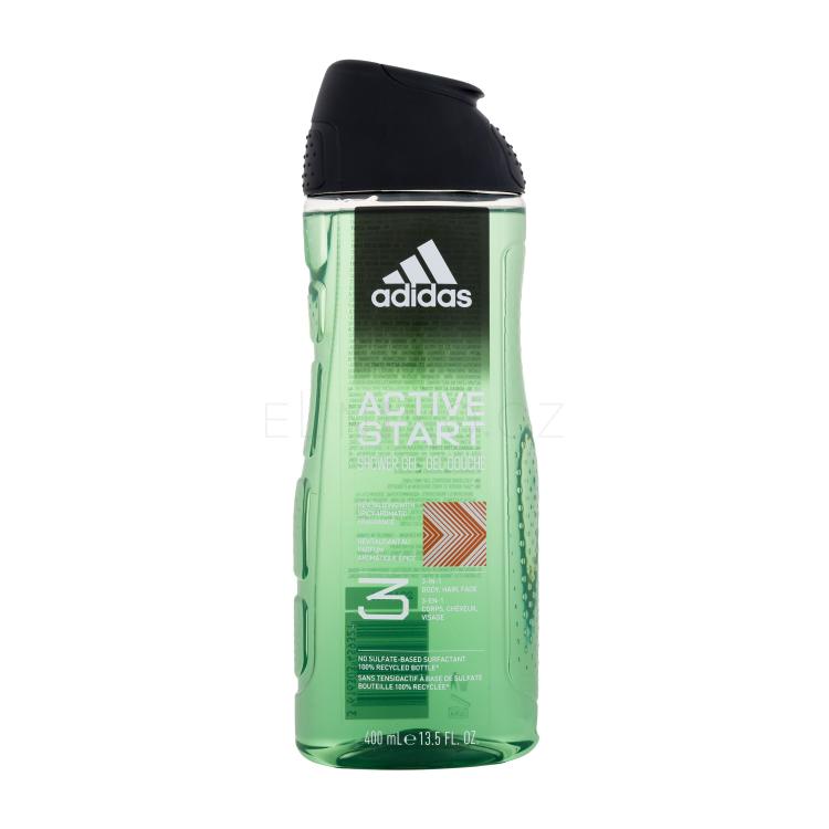 Adidas Active Start Shower Gel 3-In-1 Sprchový gel pro muže 400 ml