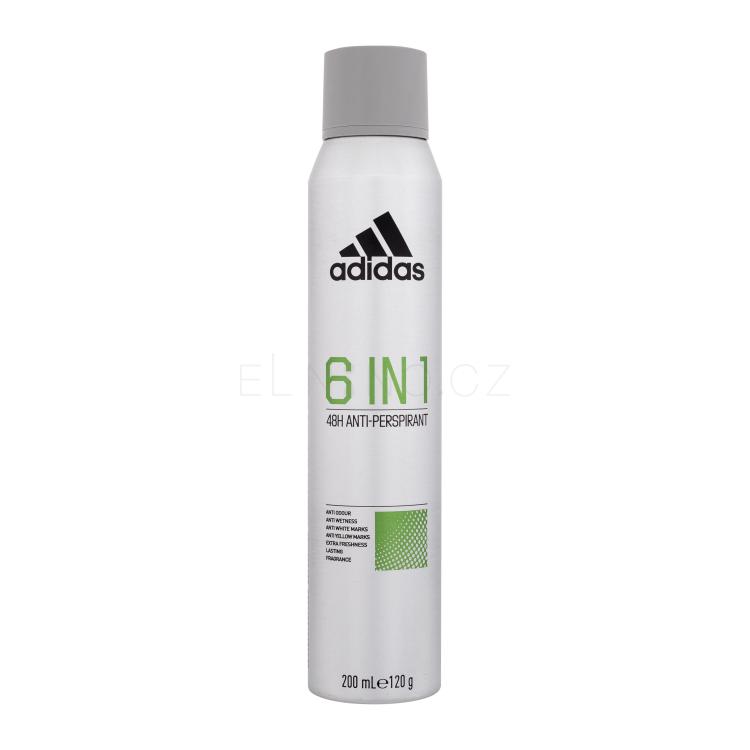 Adidas 6 In 1 48H Anti-Perspirant Antiperspirant pro muže 200 ml