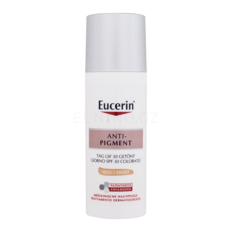 Eucerin Anti-Pigment Tinted Day Cream SPF30 Denní pleťový krém pro ženy 50 ml Odstín Light