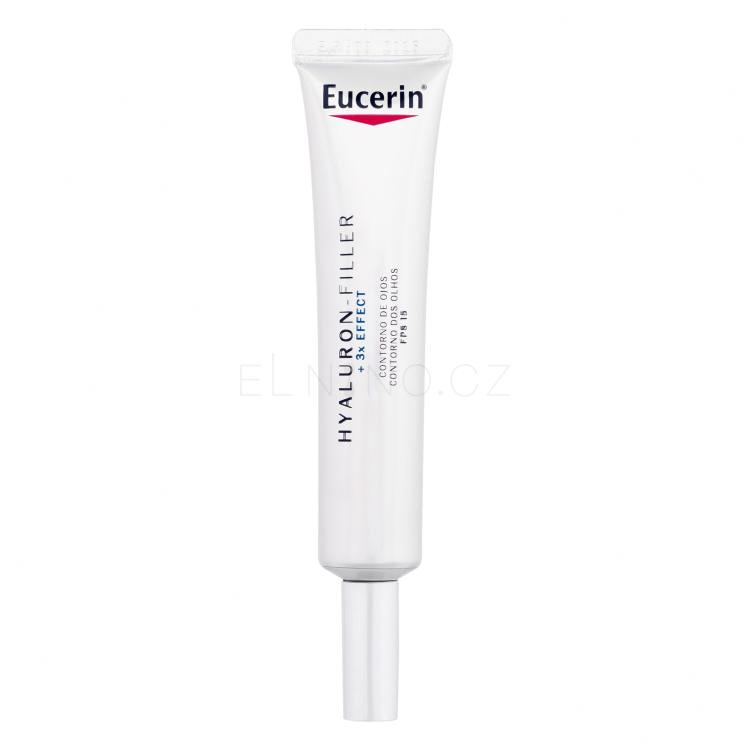 Eucerin Hyaluron-Filler + 3x Effect Eye Cream SPF15 Oční krém pro ženy 15 ml