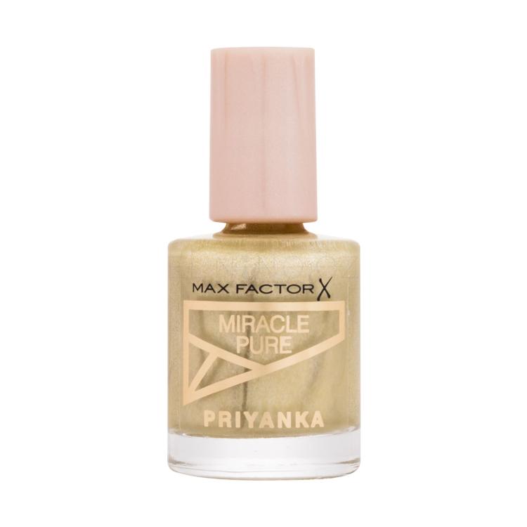 Max Factor Priyanka Miracle Pure Lak na nehty pro ženy 12 ml Odstín 714 Sunrise Glow