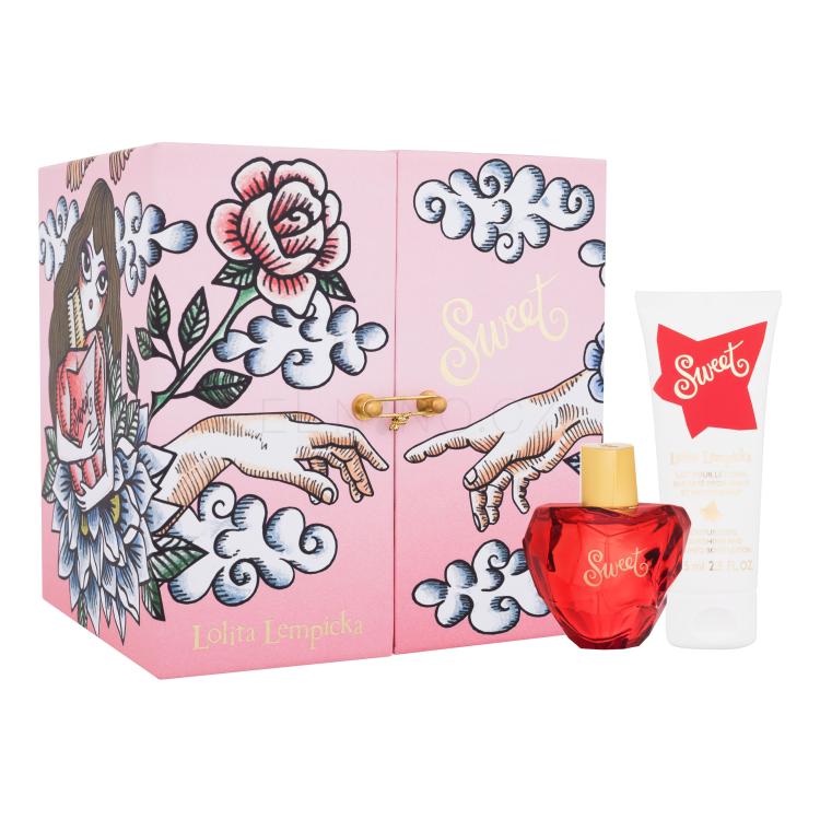 Lolita Lempicka Sweet Dárková kazeta pro ženy parfémovaná voda 50 ml + tělové mléko 75 ml