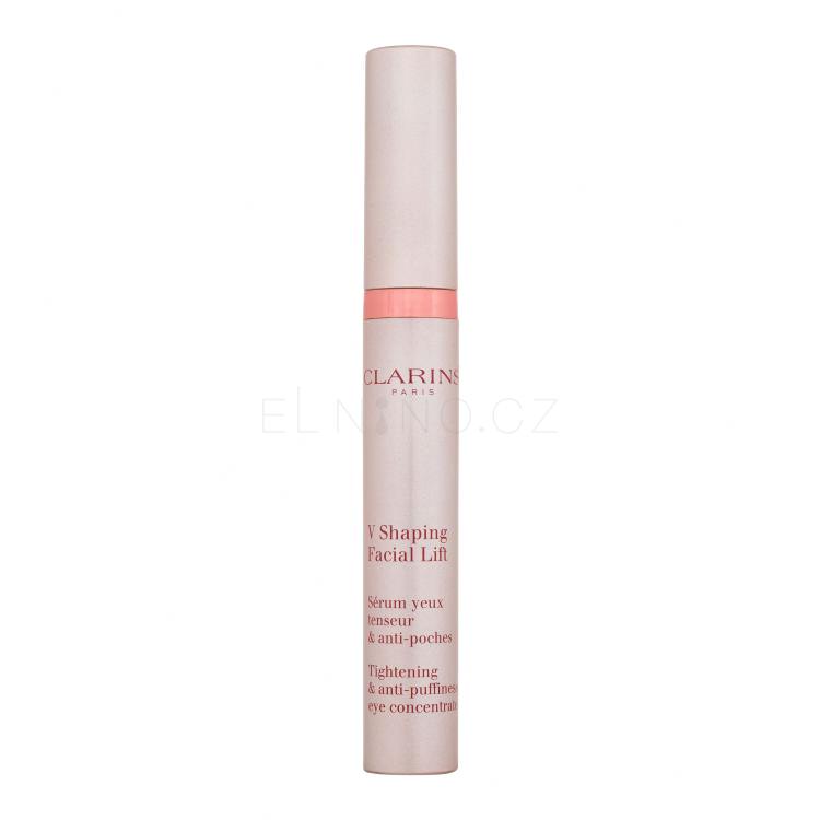 Clarins V Shaping Facial Lift Tightening &amp; Anti-Puffiness Eye Concentrate Oční sérum pro ženy 15 ml