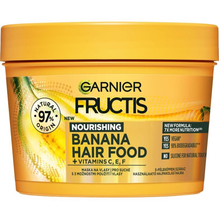 Garnier Fructis Hair Food Banana Nourishing Mask Maska na vlasy pro ženy 400 ml