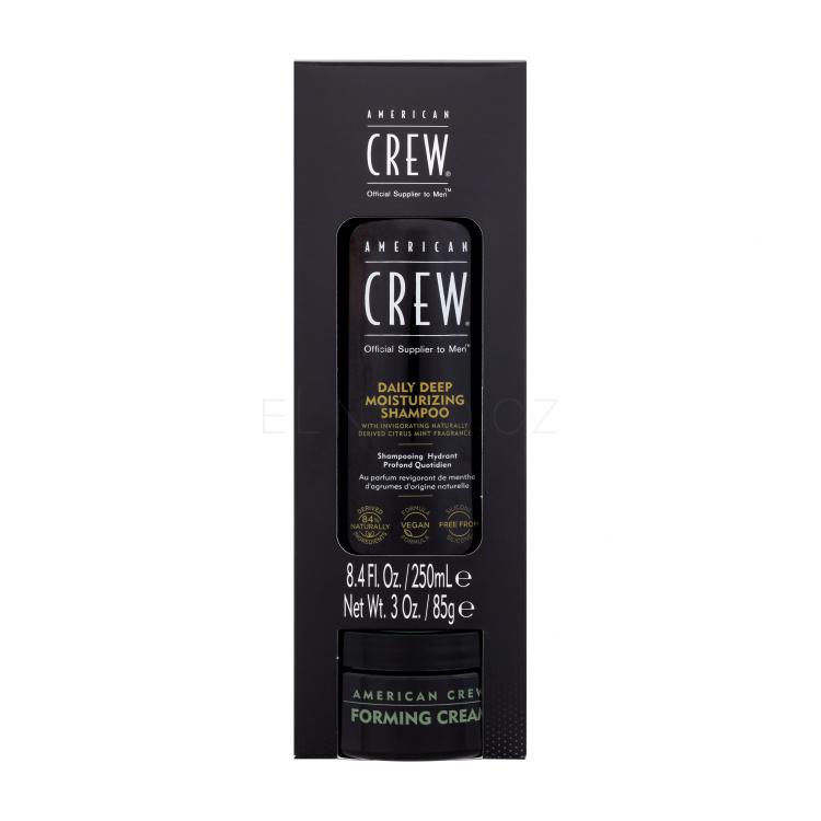 American Crew Daily Deep Moisturizing Dárková kazeta pro muže šampon Daily Deep Moisturizing Shampoo 250 ml + krém na vlasy Forming Cream 85 g