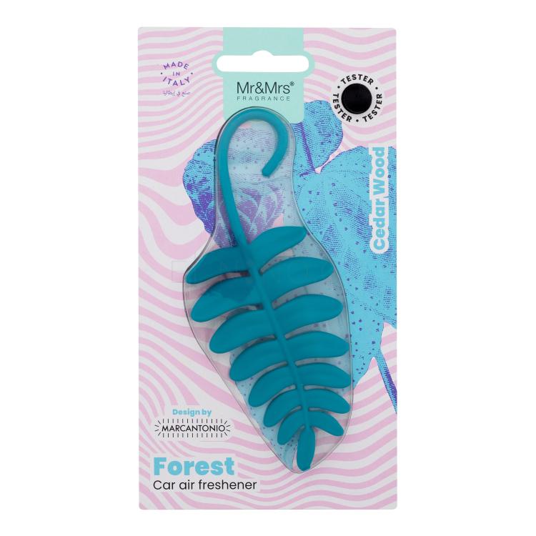 Mr&amp;Mrs Fragrance Forest Fern Tile Blue Vůně do auta 1 ks