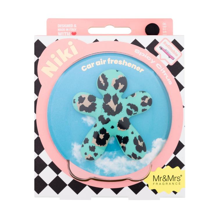 Mr&amp;Mrs Fragrance Niki Spicy Citrus Vůně do auta 1 ks