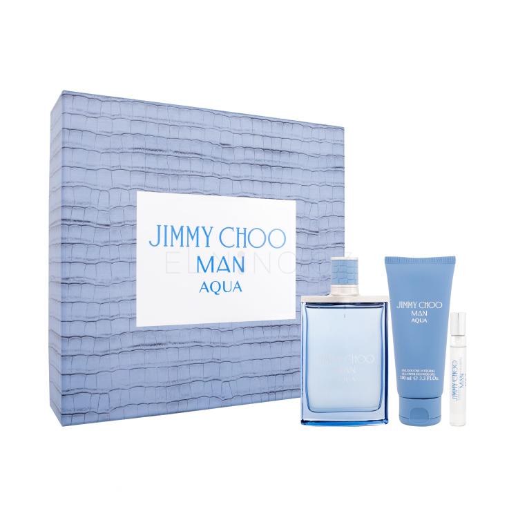 Jimmy Choo Jimmy Choo Man Aqua Dárková kazeta toaletní voda 100 ml + toaletní voda 7,5 ml + sprchový gel 100 ml