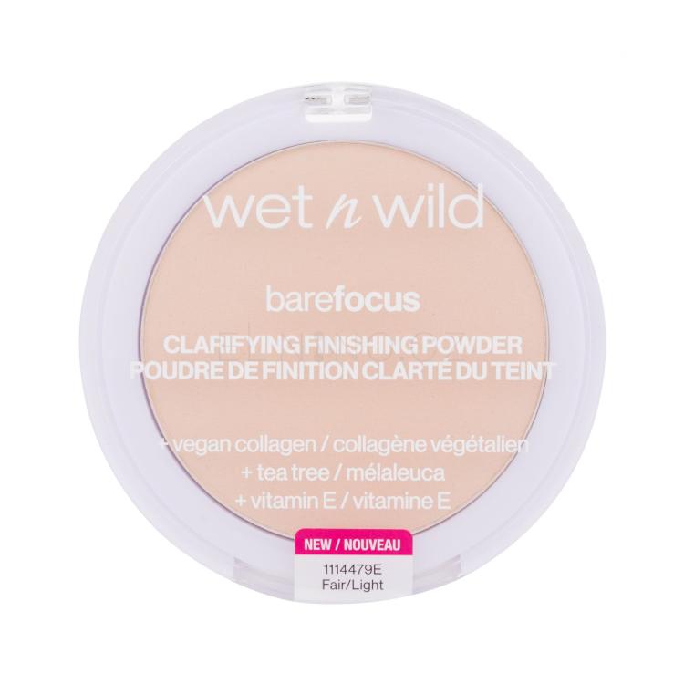 Wet n Wild Bare Focus Clarifying Finishing Powder Pudr pro ženy 6 g Odstín Fair-Light