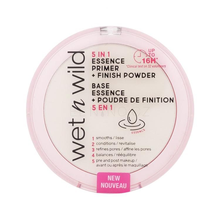 Wet n Wild 5 In 1 Essence Primer + Finish Powder Báze pod make-up pro ženy 9 g