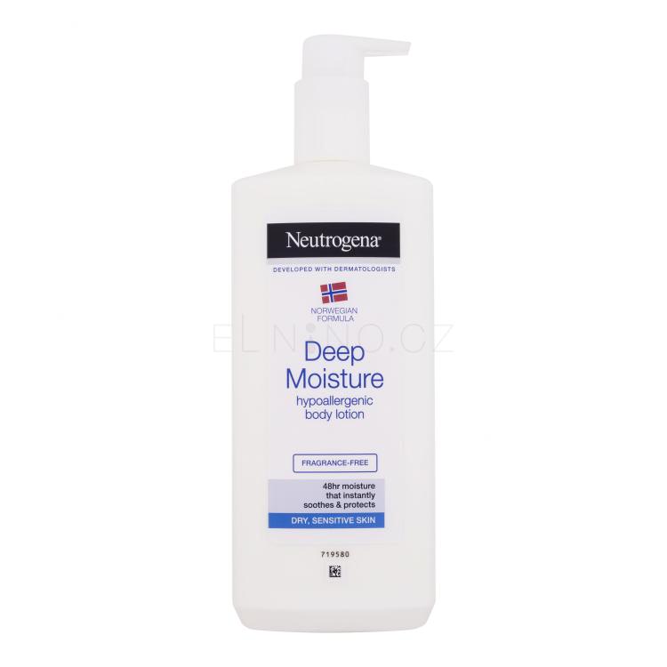 Neutrogena Norwegian Formula Deep Moisture Dry, Sensitive Skin Tělové mléko 400 ml