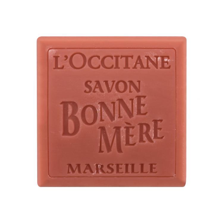 L&#039;Occitane Bonne Mère Soap Rhubarb &amp; Basil Tuhé mýdlo pro ženy 100 g