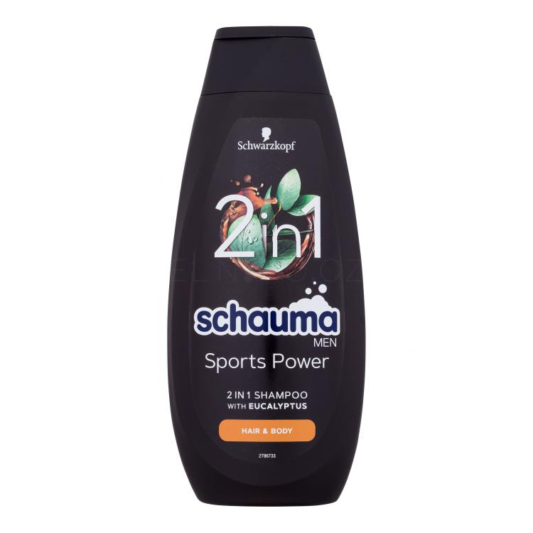 Schwarzkopf Schauma Men Sports Power 2In1 Shampoo Šampon pro muže 400 ml