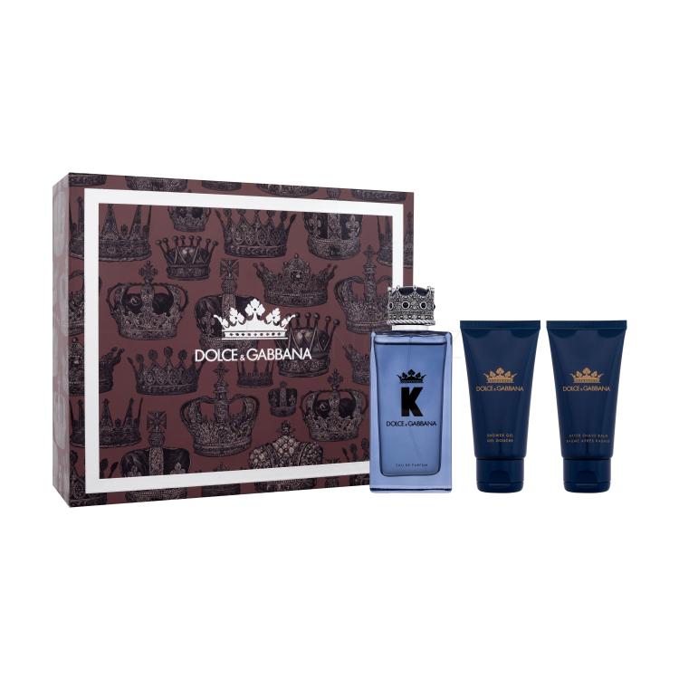 Dolce&amp;Gabbana K Dárková kazeta parfémovaná voda 100 ml + sprchový gel 50 ml + balzám po holení 50 ml
