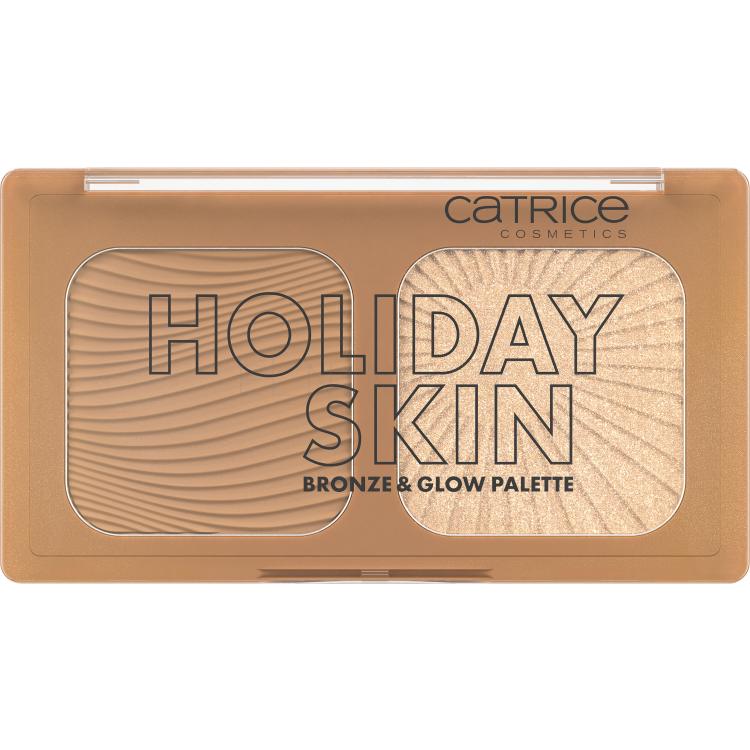 Catrice Holiday Skin Bronze &amp; Glow Palette Konturovací paletka pro ženy 5,5 g Odstín 010