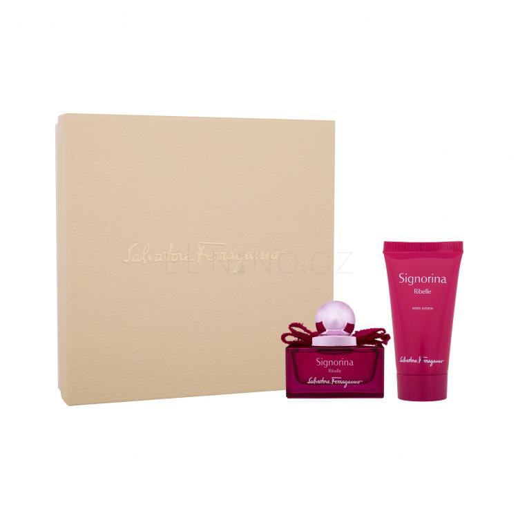 Ferragamo Signorina Ribelle Dárková kazeta toaletní voda 30 ml + tělové mléko 50 ml