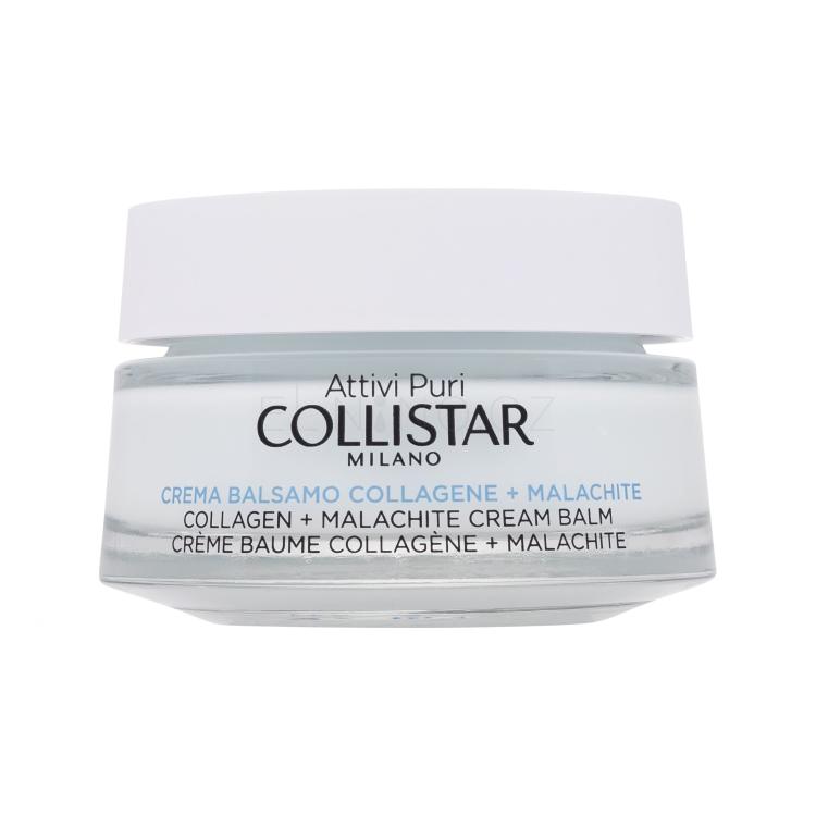 Collistar Pure Actives Collagen + Malachite Cream Balm Denní pleťový krém pro ženy 50 ml