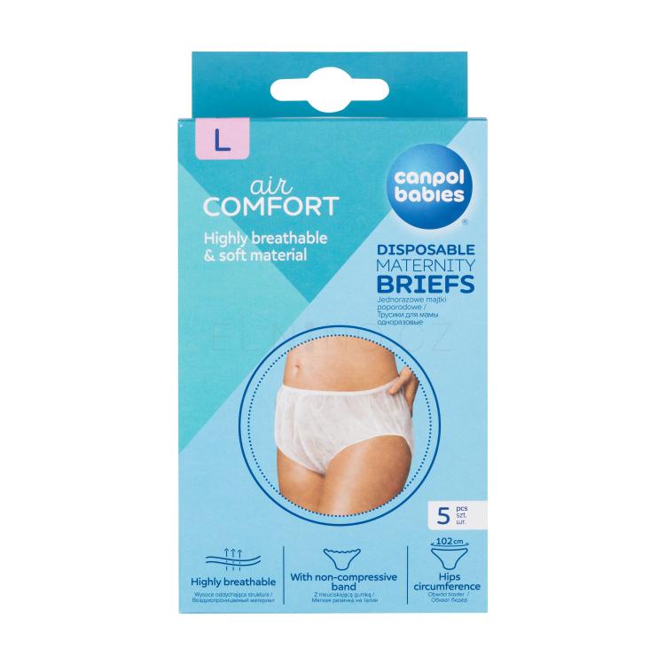 Canpol babies Air Comfort Disposable Maternity Briefs L Poporodní kalhotky pro ženy 5 ks
