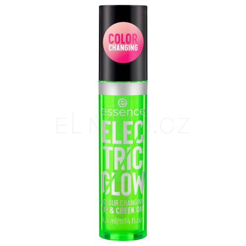 Essence Electric Glow Colour Changing Lip &amp; Cheek Oil Olej na rty pro ženy 4,4 ml